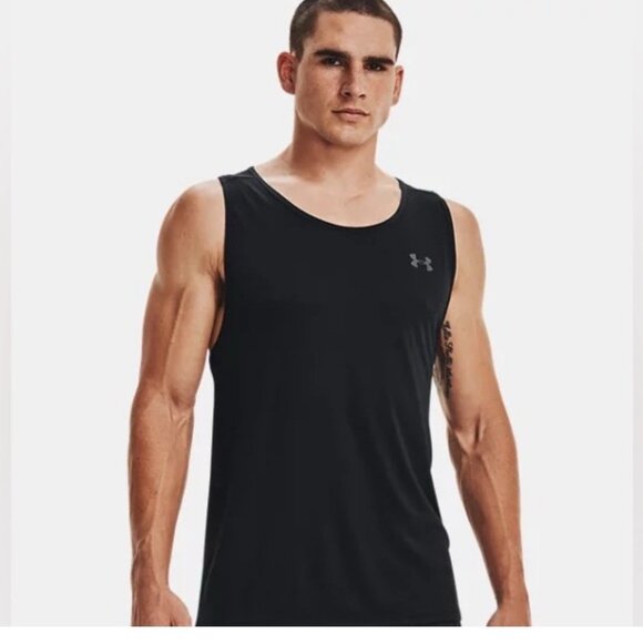 Under Armour Men's UA Tech Tank 2.0 Tank Top Gym Performance Shirt M 1328704 - Picture 1 of 3